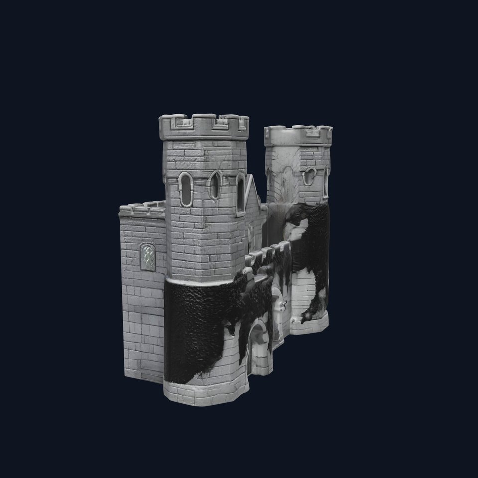 Dark Enchanted Castle model pack